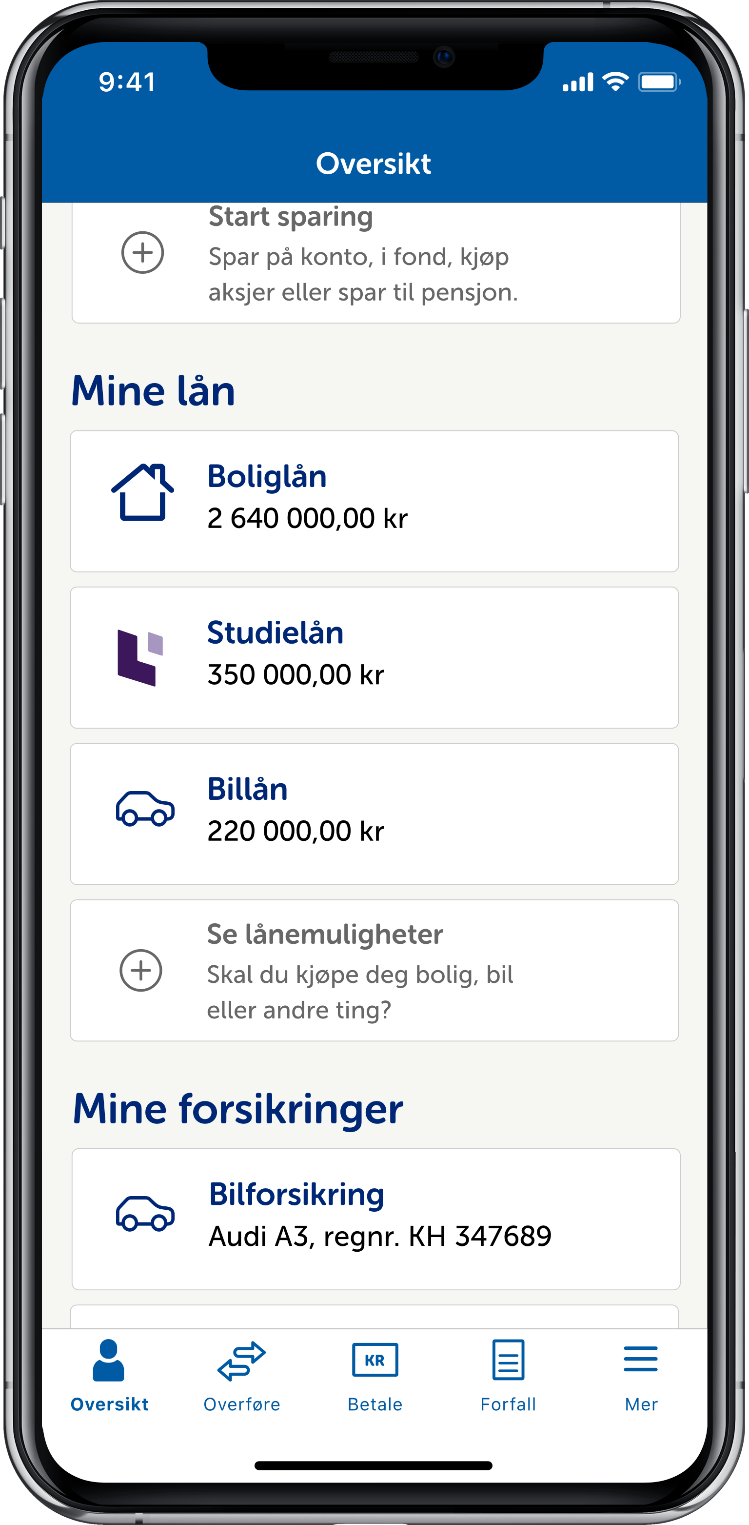 Studielånet i mobilbanken.